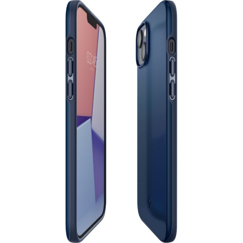 Spigen Thin Fit Apple iPhone 14 Plus / 15 Plus -kuori, laivastonsininen