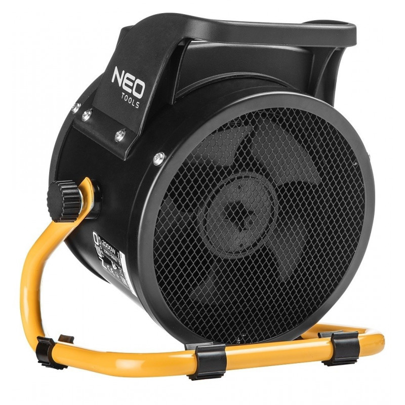 Neo Tools 90-062 sähkölämmitin, keraaminen PTC, 2000 W, musta
