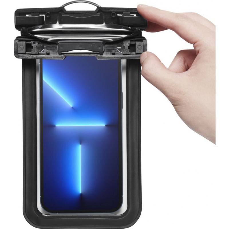 Spigen A601 Aqua Shield yleiskotelo vedenpitävä (2 kpl), musta