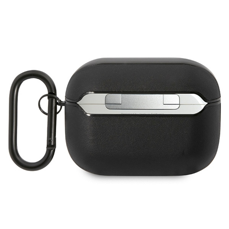 Mercedes-AMG AMAPSLWK Apple AirPods Pro -kotelo AMG Leather Big Logo, musta
