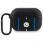 BMW BMAP222RVSK Color Lines -kotelo Apple AirPods Pro 2 (2022/2023) -laitteelle, musta