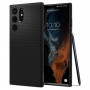 Spigen Liquid Air Samsung Galaxy S22 Ultra -suojakuori, matta musta