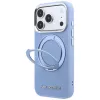 Karl Lagerfeld Ring Stand 360 Saffiano Classic Logo MagSafe -kuori Apple iPhone 18 Pro Max / 17 Pro Max -puhelimelle, vaaleansininen (KF003176)