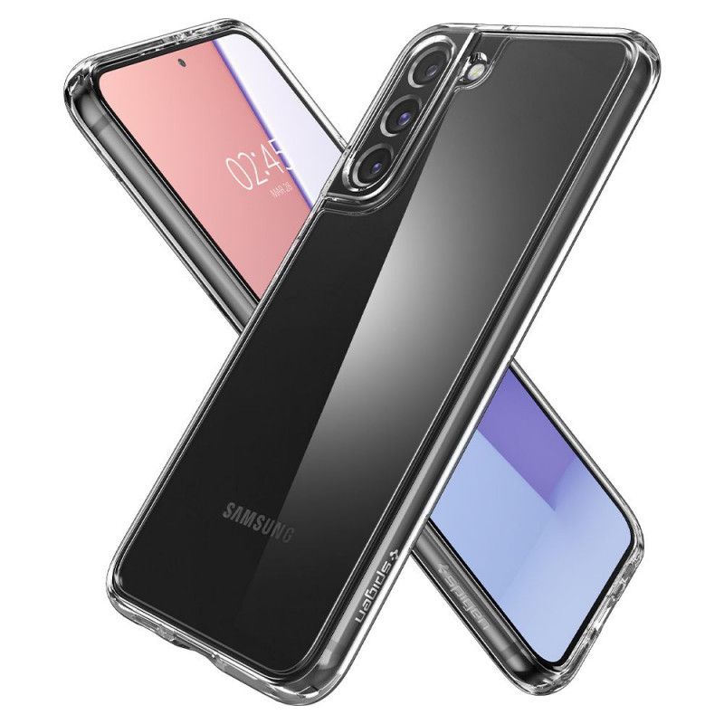 Spigen Ultra Hybrid Samsung Galaxy S22 -suojakotelo, Crystal Clear