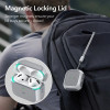 ESR Orbit HaloLock MagSafe -kotelo Apple AirPods 4 -kuulokkeille, valkoinen