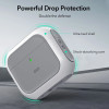 ESR Orbit HaloLock MagSafe -kotelo Apple AirPods 4 -kuulokkeille, valkoinen