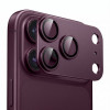 Tech-Protect Camfull Fit+ Apple iPhone 18 Pro Max -kameran linssinsuoja, burgundi