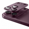 Tech-Protect Camfull Fit+ Apple iPhone 18 Pro -kameran linssinsuoja, Burgundy