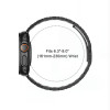 Tech-Protect Stainless THP6099 Apple Watch 8 / 9 / 10 / 11 / 12 / SE / Ultra 44/45/46/49 mm ruostumattomasta teräksestä valmistettu ranneke, musta
