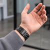 Tech-Protect Stainless THP6099 Apple Watch 8 / 9 / 10 / 11 / 12 / SE / Ultra 44/45/46/49 mm ruostumattomasta teräksestä valmistettu ranneke, musta
