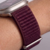 Tech-Protect Nylonloop Apple Watch 8 / 9 / 10 / 11 / 12 / SE / Ultra 44/45/46/49 mm -kellonranneke, Deep Burgundy