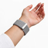 Tech-Protect Nylonloop Apple Watch 8 / 9 / 10 / 11 / 12 / SE / Ultra 44/45/46/49 mm -kellonranneke, vaaleanharmaa