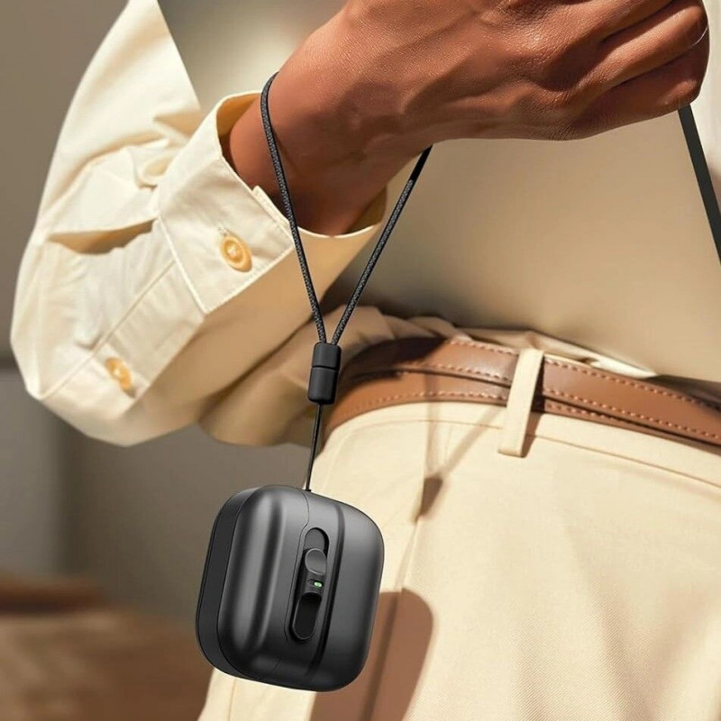 ESR Pulse HaloLock MagSafe -kotelo Apple AirPods 4 -kuulokkeille, musta