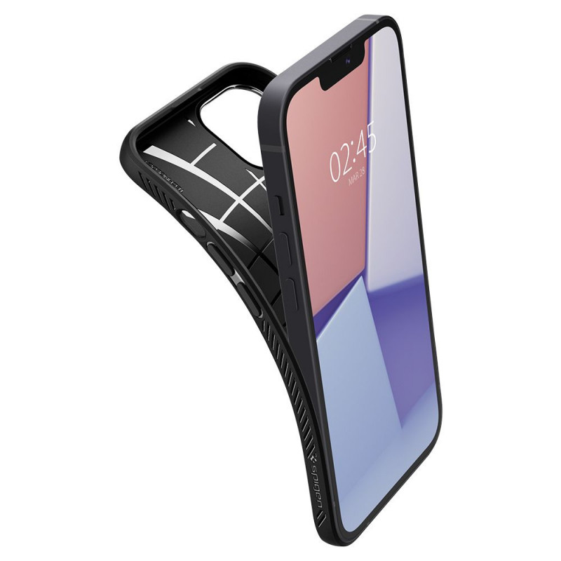 Spigen Liquid Air Apple iPhone 13 mini -kuori, mattamusta