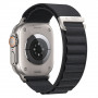 Tech-Protect Nylon Pro Apple Watch 8 / 9 / 10 / 11 / 12 / SE / Ultra 44/45/46/49 mm -kelloranneke, musta
