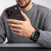 Tech-Protect Nylon Pro Apple Watch 8 / 9 / 10 / 11 / 12 / SE / Ultra 44/45/46/49 mm -kelloranneke, musta
