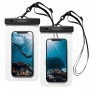 Spigen A601 Universal Waterproof Case (2 kpl), Crystal Clear