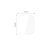 Tech-Protect Supreme Set+ Apple Watch 4 / 5 / 6 / SE 1 / 2 / 3 44 mm hydrogeelikalvo, kirkas (2 kpl)