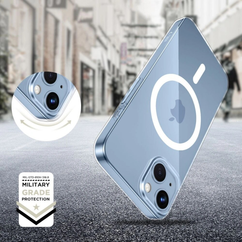 Tech-Protect FlexAir MagSafe -suojakotelo Apple iPhone 13 / 14 -puhelimelle, kirkas