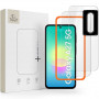 Tech-Protect Easy Set+ Samsung Galaxy A27 5G kirkas karkaistu lasi -näytön- ja linssinsuojasarja (3 kpl)