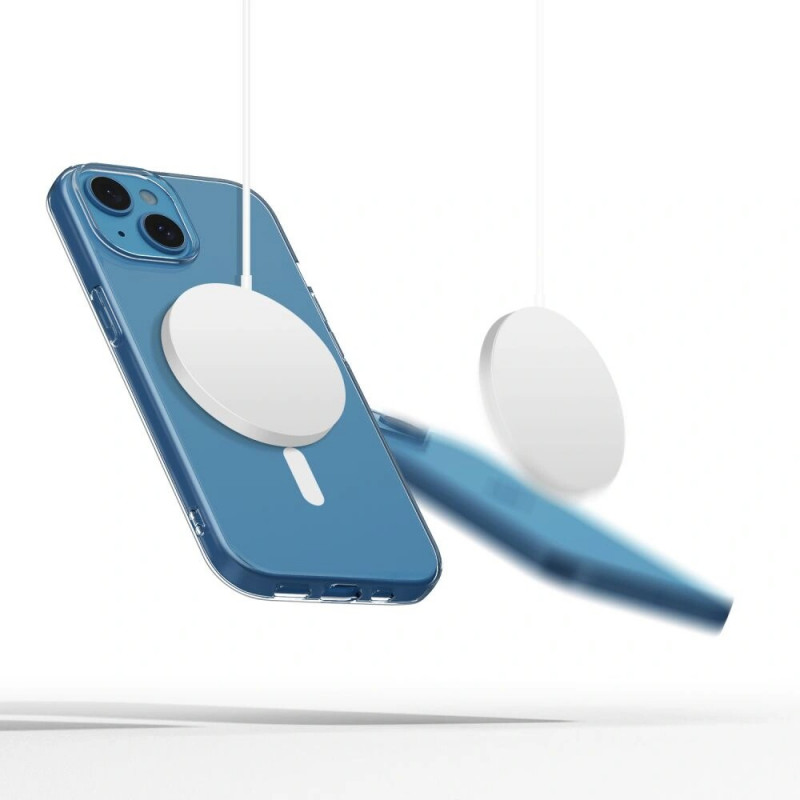 Tech-Protect FlexAir MagSafe THP3584 -kuori Apple iPhone 13 Mini -puhelimelle, kirkas
