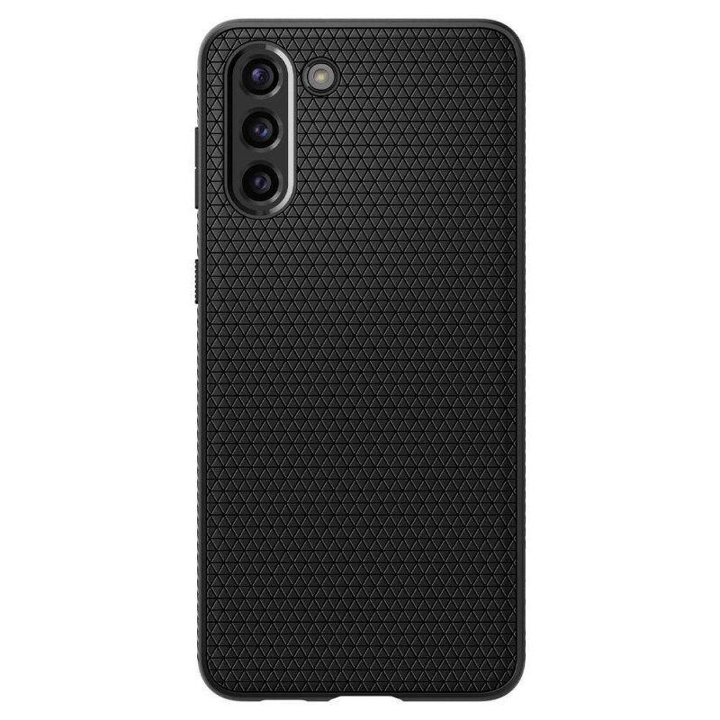 Spigen Liquid Air -suojakotelo Samsung Galaxy S21 -puhelimelle, matta musta