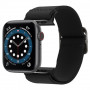 Spigen Fit Lite -ranneke Apple Watch 4/5/6/7/SE/8/9/Ultra 44/45/49 mm, musta