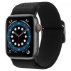 Spigen Fit Lite -ranneke Apple Watch 4/5/6/7/SE/8/9/Ultra 44/45/49 mm, musta