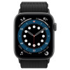 Spigen Fit Lite -ranneke Apple Watch 4/5/6/7/SE/8/9/Ultra 44/45/49 mm, musta