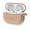 Tech-Protect Silikoninen Rope -kotelo Apple AirPods Pro 1 / 2 -kuulokkeille, Cafe Latte