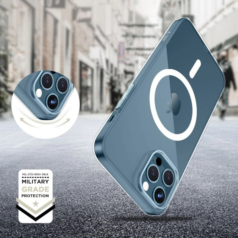 Tech-Protect FlexAir MagSafe -kuori Apple iPhone 12 / 12 Pro -puhelimelle, kirkas