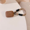 Tech-Protect Silikoninen Rope -kotelo Apple AirPods Pro 1 / 2 -kuulokkeille, suklaanruskea