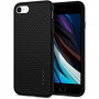 Spigen Liquid Air -suojakotelo Apple iPhone SE 2022 / SE 2020 / 8 / 7 -puhelimelle, musta