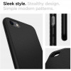 Spigen Liquid Air -suojakotelo Apple iPhone SE 2022 / SE 2020 / 8 / 7 -puhelimelle, musta