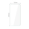 Tech-Protect Easy Set+ karkaistu lasi Samsung Galaxy A57 5G:lle, kirkas (2+1 kpl)