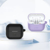 Tech-Protect Silikoninen Hook-kuori Samsung Galaxy Buds 3 / 3 FE / 3 Pro -kuulokkeille, laventeli