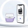 Tech-Protect Silikoninen Hook-kuori Samsung Galaxy Buds 3 / 3 FE / 3 Pro -kuulokkeille, laventeli