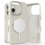 Tech-Protect Silicone Pure MagSafe -suojakotelo Apple iPhone 16 Pro -puhelimelle, Cosmic Latte