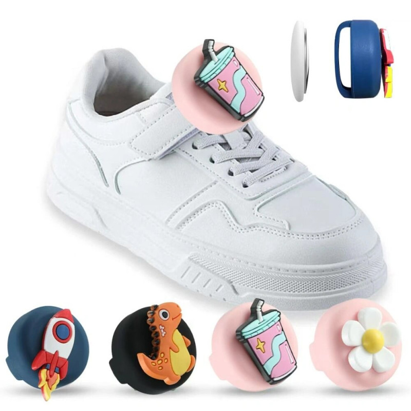 Tech-Protect Smooth For Kids -silikonikuoret Apple AirTag 1 / 2 -laitteelle, värikäs (4 kpl)