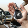 Tech-Protect Velar -kotelo Apple AirTag 1 / 2 -laitteelle, musta