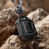 Tech-Protect Kevlar Pro -suojakotelo Apple AirTag 1 / 2 -laitteelle, musta