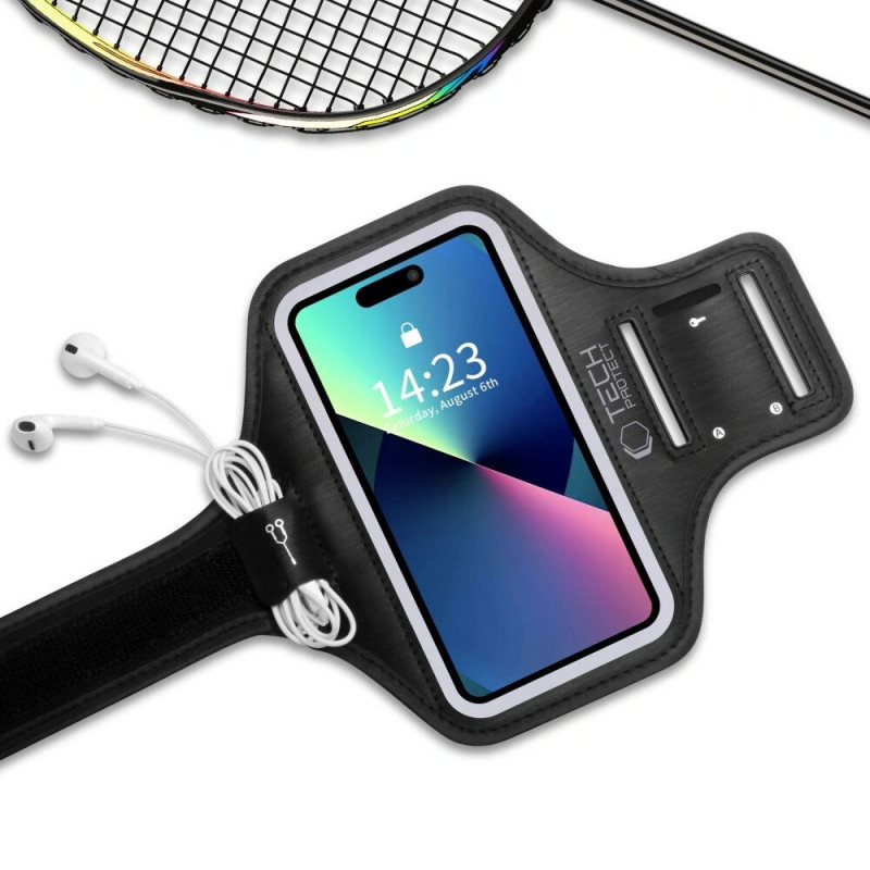 Tech-Protect M4 Universal Sport Armband, musta