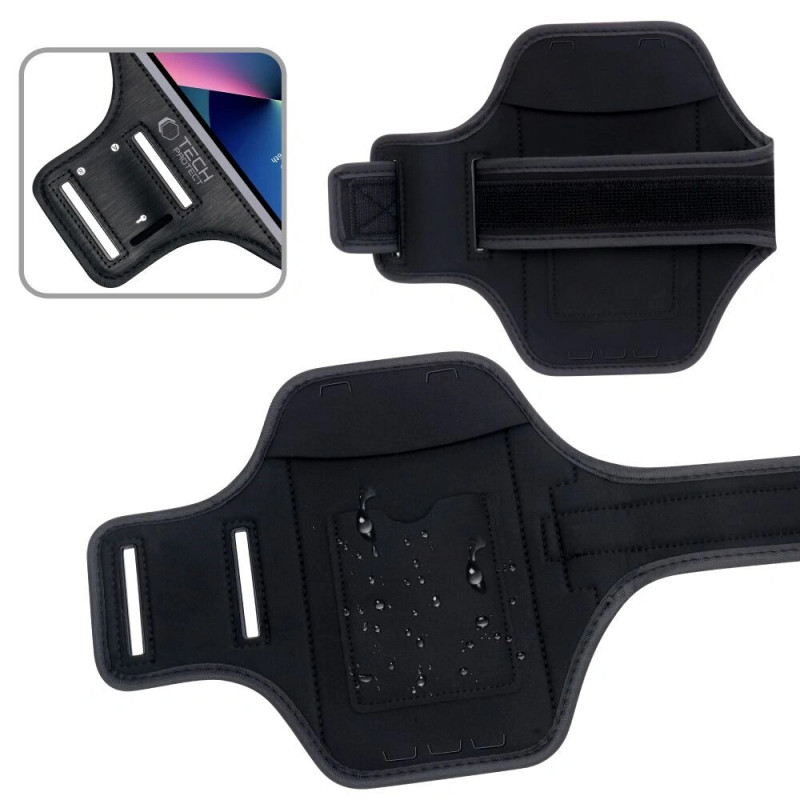 Tech-Protect M4 Universal Sport Armband, musta