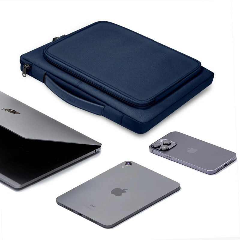 Tech-Protect Basic Bag kannettavan tietokoneen laukku 15-16", laivastonsininen
