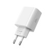 Tech-Protect NC20W 1-port USB-C seinälaturi PD20W, valkoinen