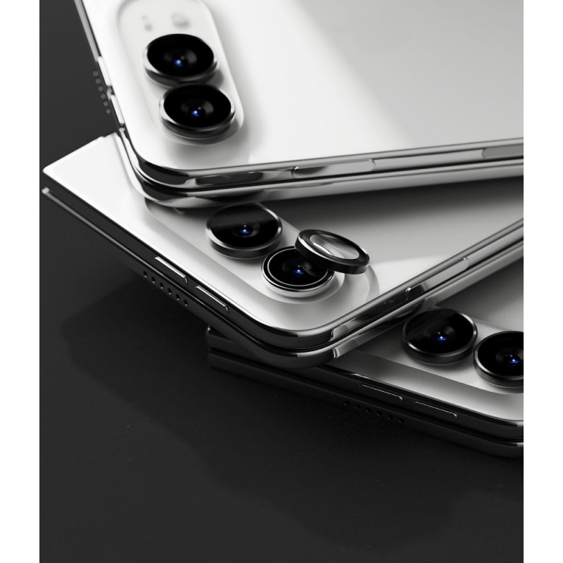 Ringke Camera Frame RGK12086 -kameran linssinsuoja Apple iPhone Duo -puhelimelle (2 kpl), musta