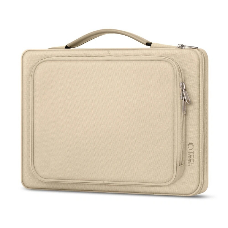 Tech-Protect Basic Bag kannettavan tietokoneen laukku 13-14", Desert Beige