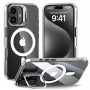 Tech-Protect Magstand MagSafe -kuori Apple iPhone 16 -puhelimelle, kirkas