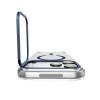Spigen Ultra Hybrid Optik S MagSafe -kuori Apple iPhone 17 Pro / 18 Pro -puhelimelle, Clear/Deep Blue