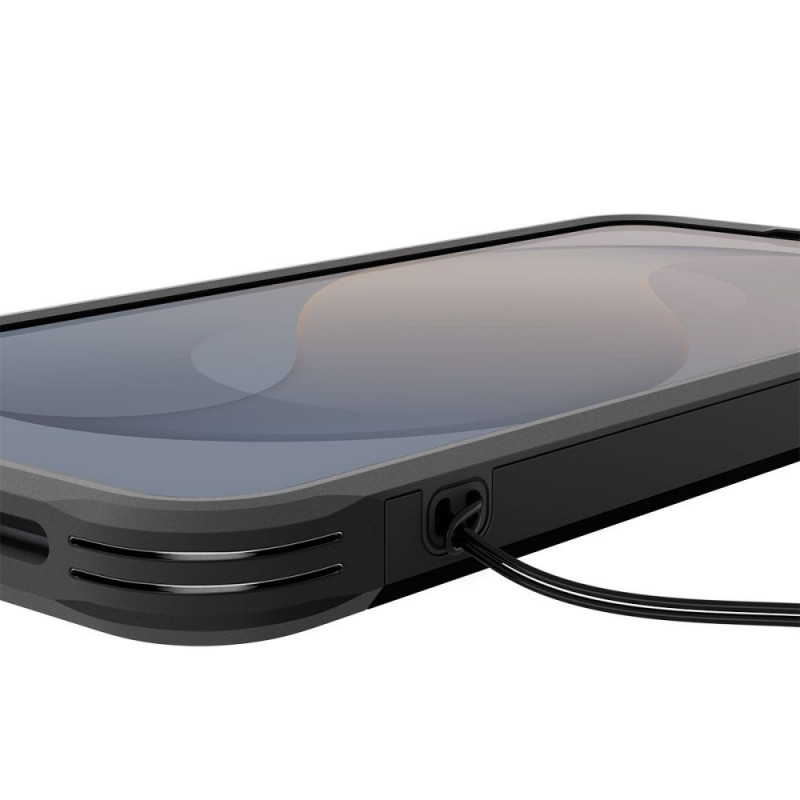 Spigen Tough Armor Mag MagSafe -suojakotelo Samsung Galaxy S25 FE / S26 FE -puhelimelle, musta
